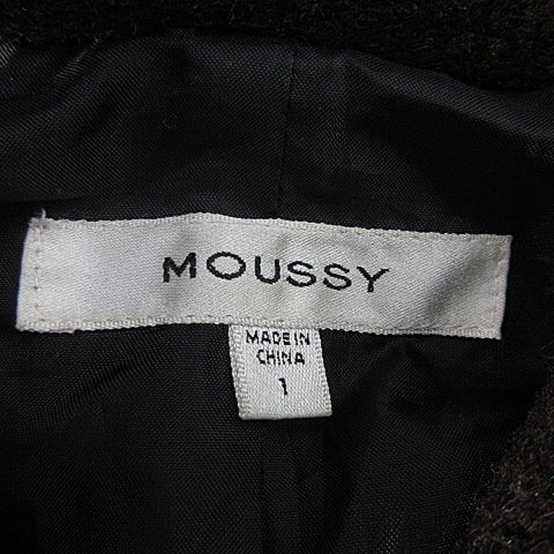 moussy(マウジー)のマウジー コート ステンカラー 長袖 ロング オーバーサイズ 1 茶 アウター レディースのジャケット/アウター(その他)の商品写真