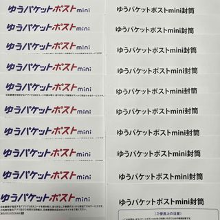 ゆうパケットポストmini封筒　20枚(印刷物)