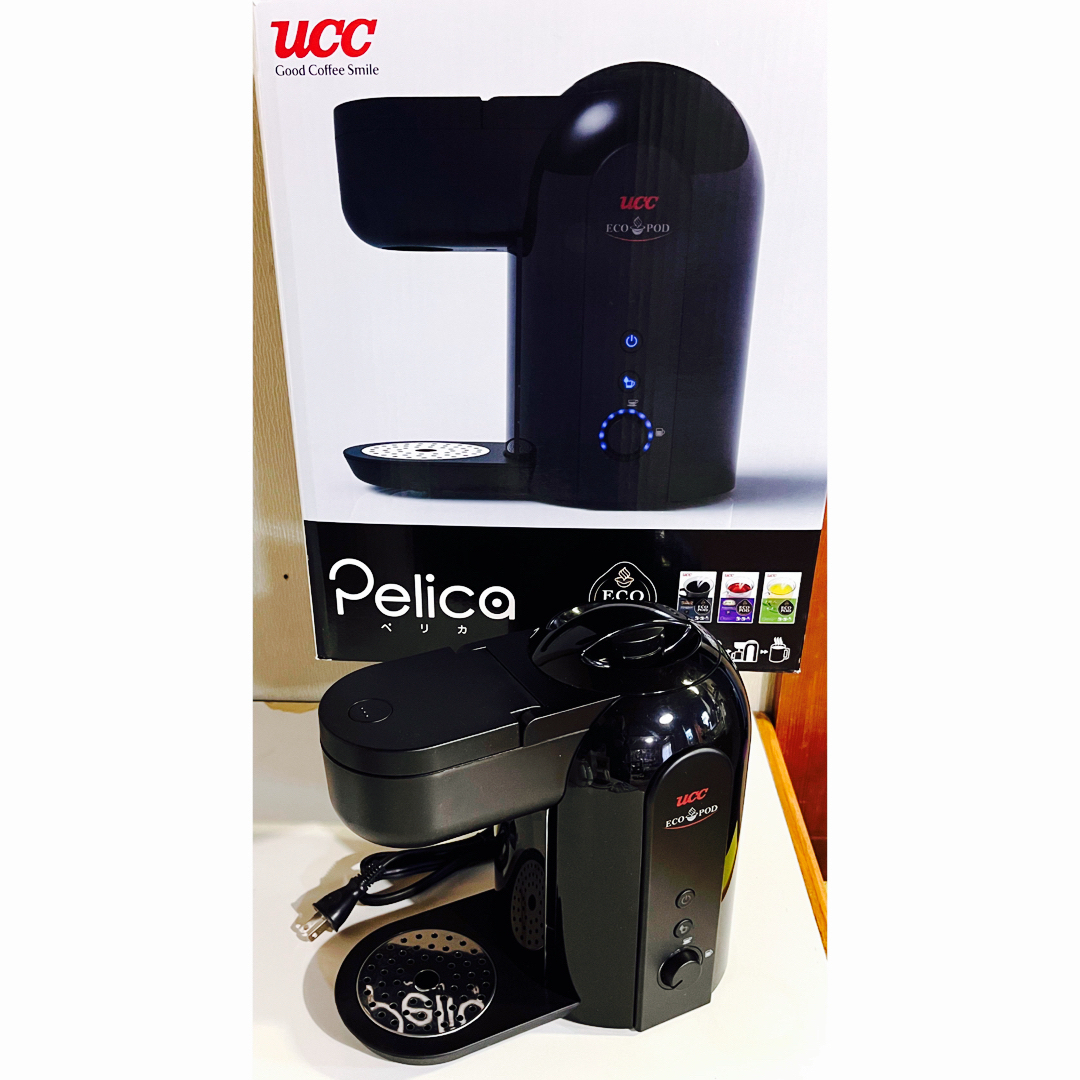 UCC(ユーシーシー)のUCC Pelica ▼ 珈琲/紅茶/緑茶その他を楽しめるコーヒーメーカー/美品 スマホ/家電/カメラの調理家電(コーヒーメーカー)の商品写真