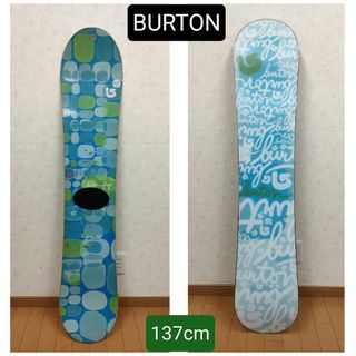 【BURTON】 スノーボード☆137cm☆ブルー☆(ボード)