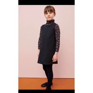 apolina kids  新品　エプロンワンピース　3-5Yキッズ/ベビー/マタニティ