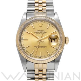 ロレックス(ROLEX)の中古 ロレックス ROLEX 16233 X番(1991年頃製造) シャンパン メンズ 腕時計(腕時計(アナログ))