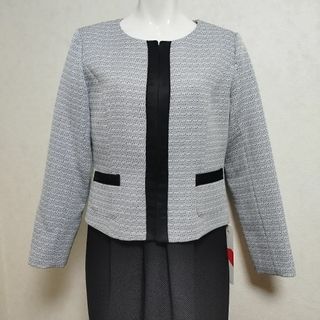 新品 13AR　ニッセン 式服 卒業式 入学式 フォーマルノーカラージャケット 