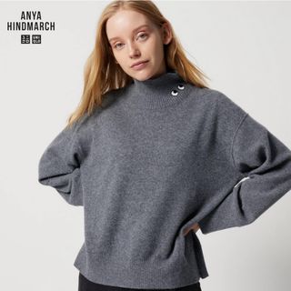 ユニクロ(UNIQLO)の新品未使用カシミアUNIQLO x ANYA HINDMARCH(ニット/セーター)