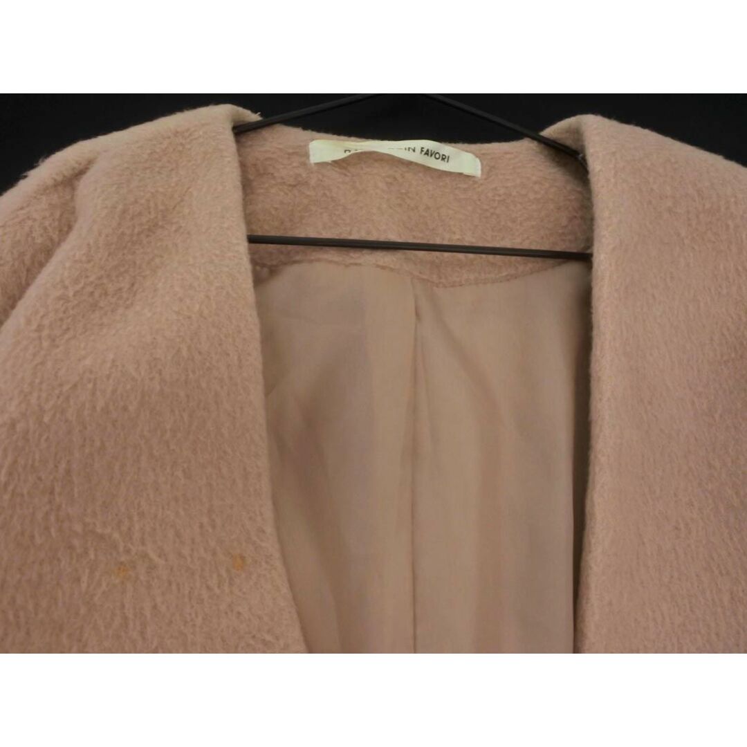 RayCassin(レイカズン)のレイカズン 袖口ファー ノーカラー コート sizeF/ピンク ◆■ レディース レディースのジャケット/アウター(その他)の商品写真