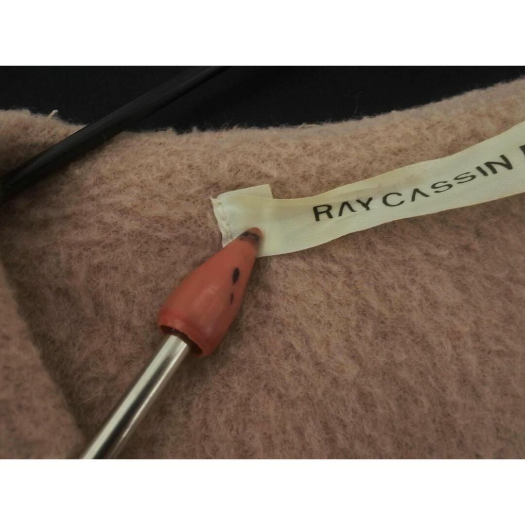 RayCassin(レイカズン)のレイカズン 袖口ファー ノーカラー コート sizeF/ピンク ◆■ レディース レディースのジャケット/アウター(その他)の商品写真