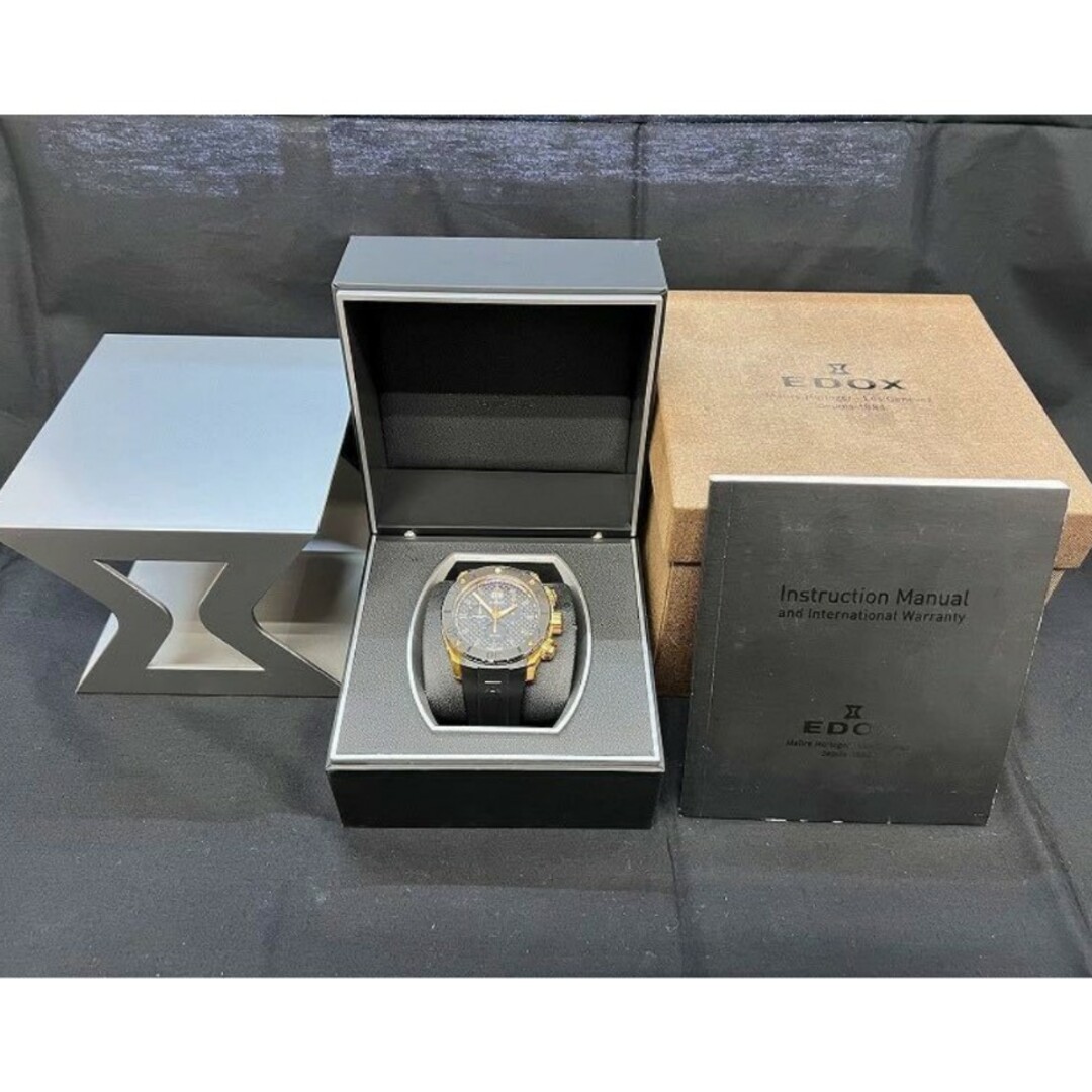 EDOX(エドックス)のEDOX エドックス CLASS 1 クロノオフショア ビックデイト クオーツ式 メンズの時計(腕時計(アナログ))の商品写真
