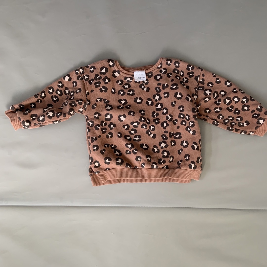 ZARA KIDS(ザラキッズ)のZARA裏起毛トレーナー キッズ/ベビー/マタニティのベビー服(~85cm)(トレーナー)の商品写真