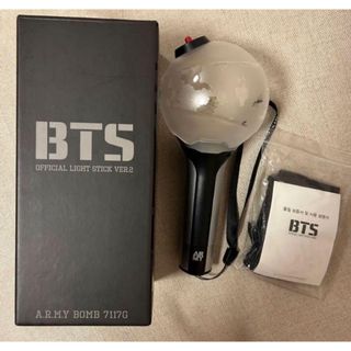 ボウダンショウネンダン(防弾少年団(BTS))の【美品】BTS LightStick ver.2 ペンライト ARMY BOMB(K-POP/アジア)