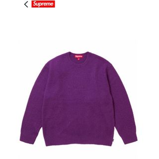 シュプリーム(Supreme)のSupreme pilled sweater purple M(ニット/セーター)