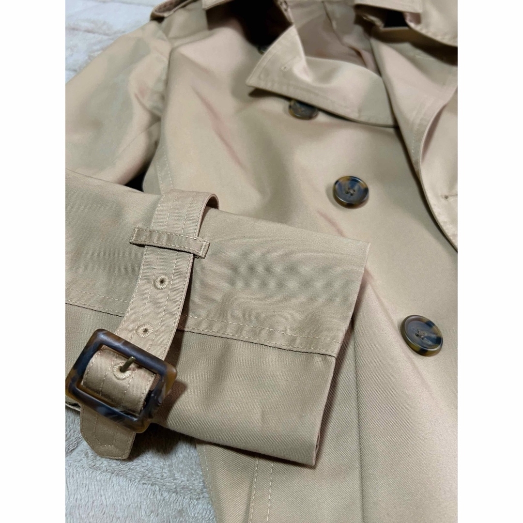 MUJI (無印良品)(ムジルシリョウヒン)の無印良品⭐︎トレンチコートＳサイズ☆ベージュ レディースのジャケット/アウター(トレンチコート)の商品写真