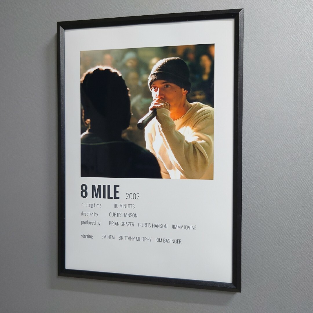 No.P545 A4 EMINEM 8mile ポスター 写真 アート エミネム - インテリア