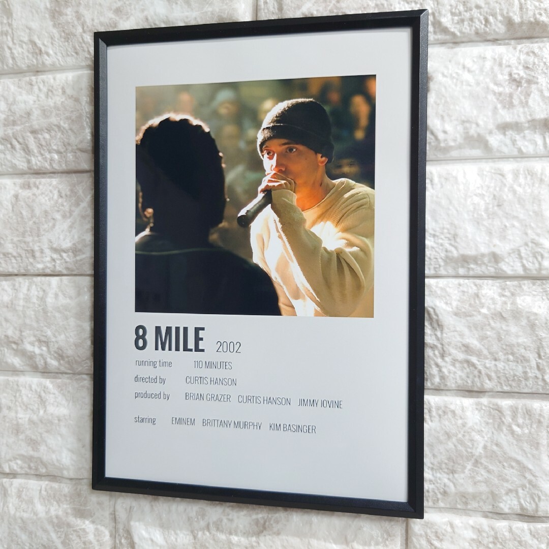 No.P545 A4 エミネム 8mile ポスター 写真 アート 映画