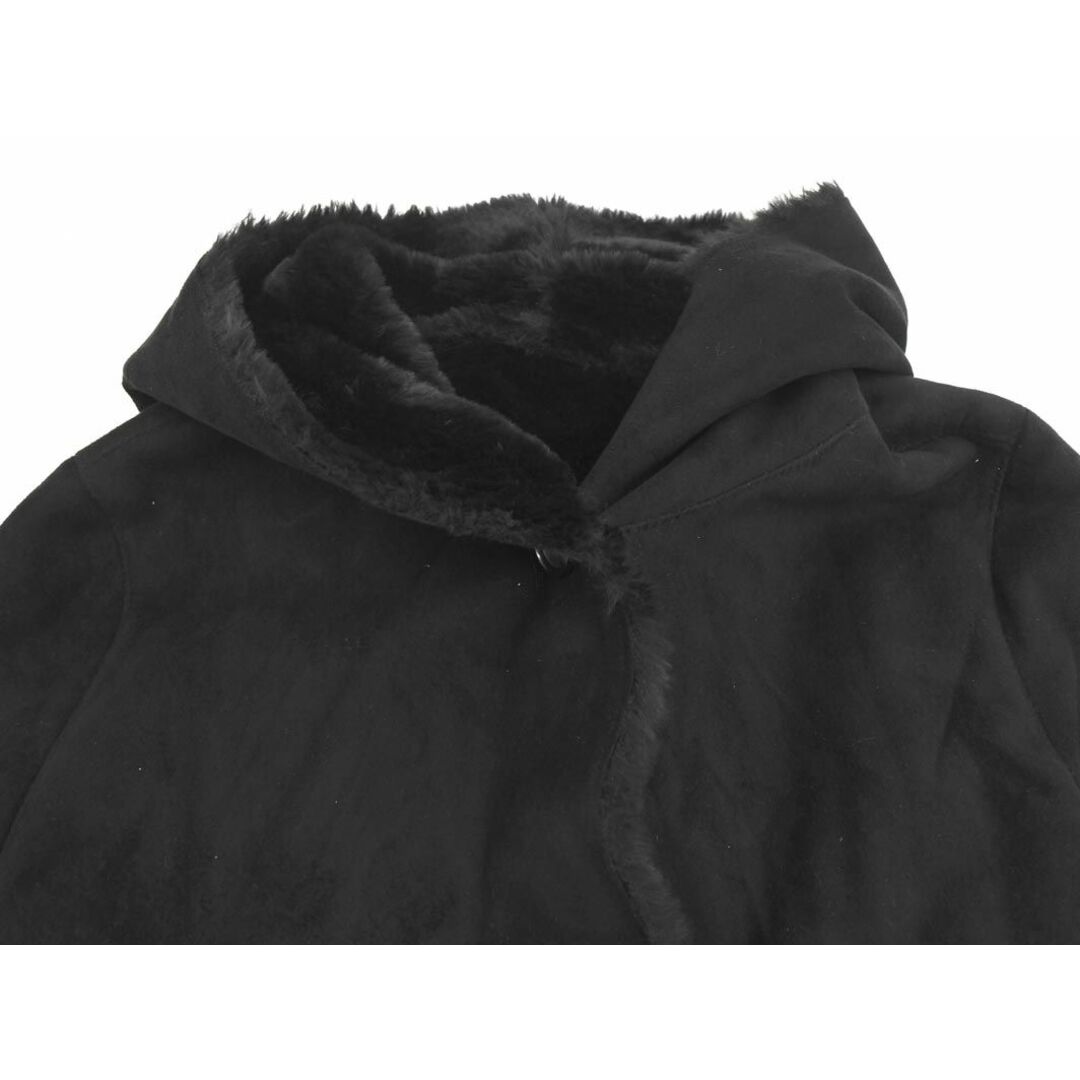 BEAMS(ビームス)のDemi-Luxe BEAMS デミルクスビームス フェイクムートン コート size38/黒 ◆■ レディース レディースのジャケット/アウター(その他)の商品写真