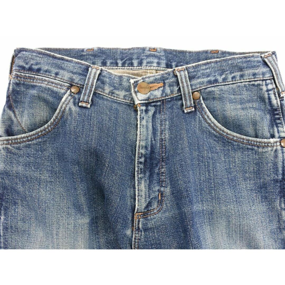 Wrangler(ラングラー)のラングラー USED加工 デニムパンツ size28/青 ■■ メンズ メンズのパンツ(デニム/ジーンズ)の商品写真