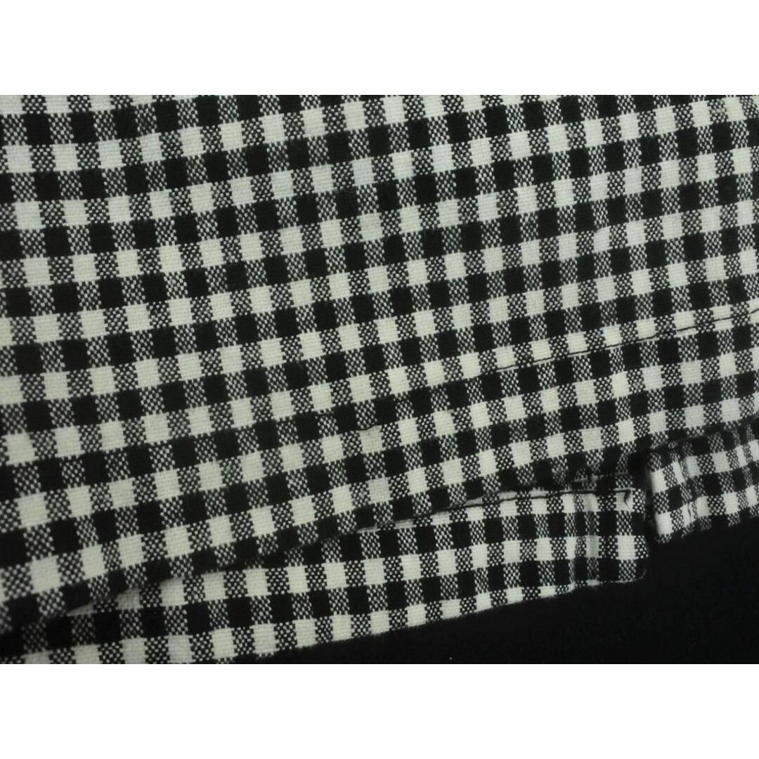 Andemiu(アンデミュウ)のAndemiu アンデミュウ ギンガムチェック タイト スカート sizeS/黒ｘ白 ■■ レディース レディースのスカート(ミニスカート)の商品写真