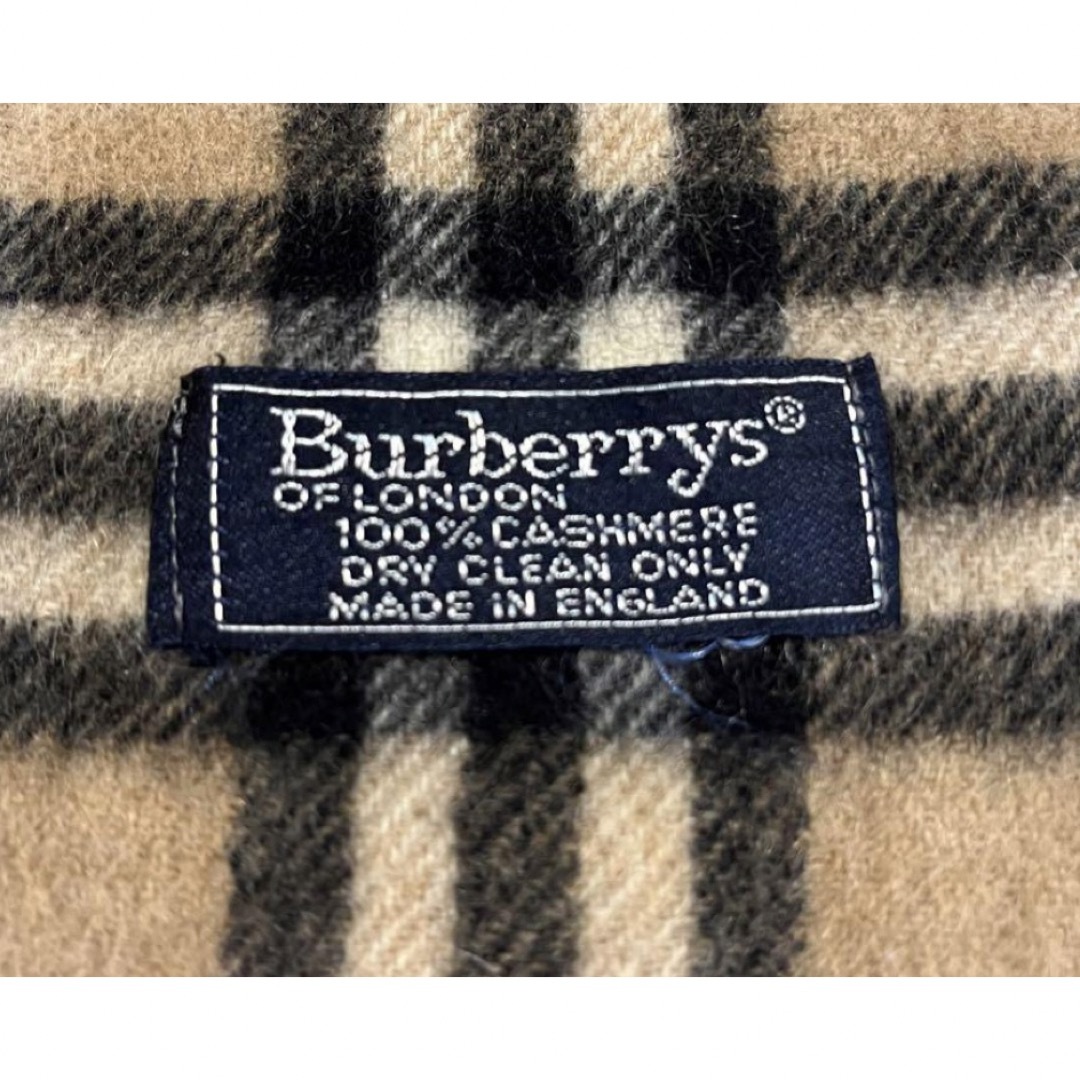 BURBERRY(バーバリー)の美品 Burberrys バーバリー カシミア100% ノバチェック マフラー メンズのファッション小物(マフラー)の商品写真