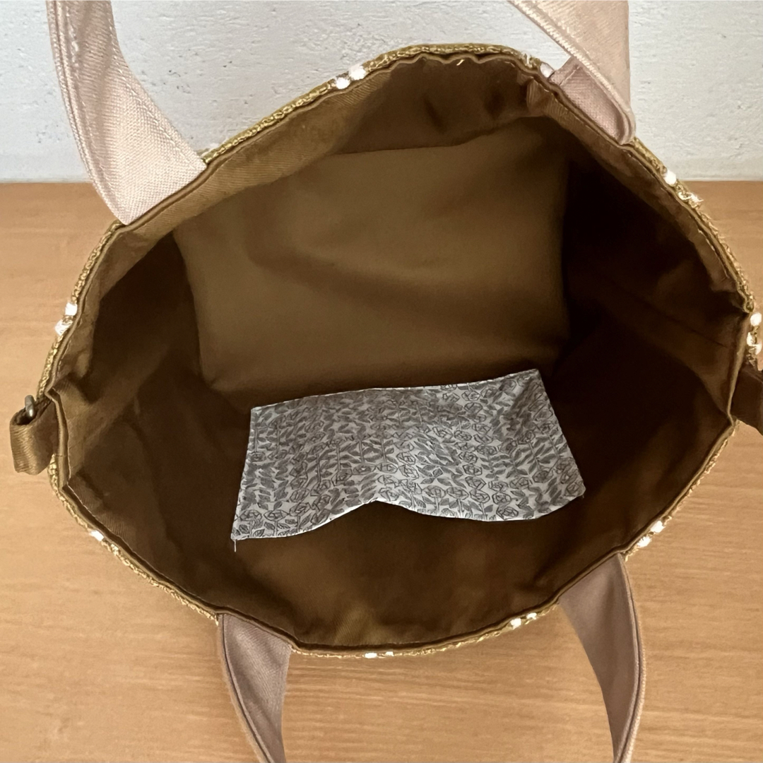 mina perhonen(ミナペルホネン)のハンドメイド　ミナペルホネン　tambourine お弁当トートバッグ ハンドメイドのファッション小物(バッグ)の商品写真