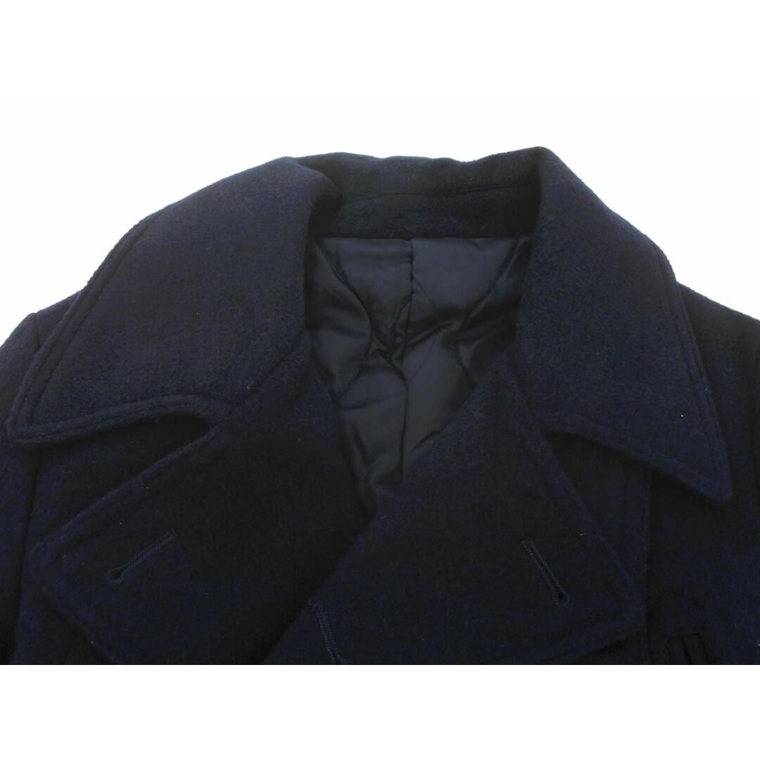 PLST(プラステ)のPLST プラステ ウール混 中綿 ピー コート sizeS/濃紺 ◆■ レディース レディースのジャケット/アウター(ピーコート)の商品写真