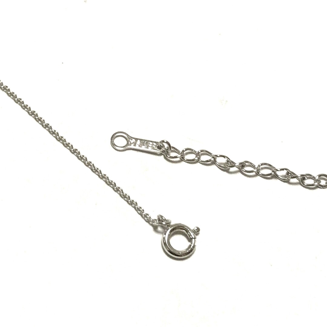 TASAKI(タサキ)のタサキ　ダブルハート　1P　ネックレス　シルバー　あこや真珠　美品 レディースのアクセサリー(ネックレス)の商品写真