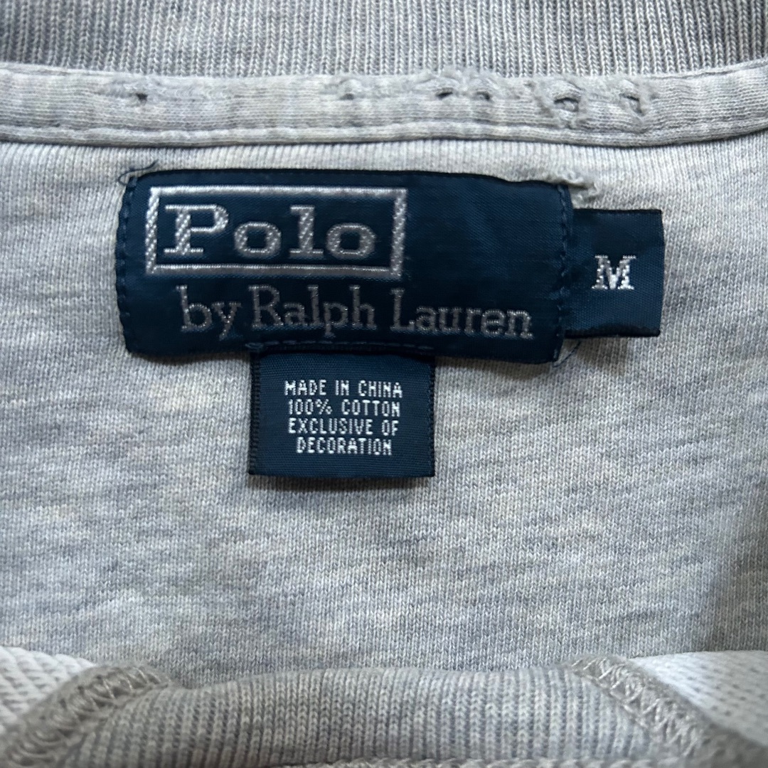 POLO RALPH LAUREN - 90s ラルフローレン スウェット グレー M