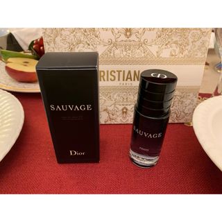 クリスチャンディオール(Christian Dior)のDIOR メンズフレグランス　「ソヴァージュ60ml」使いかけ(香水(男性用))