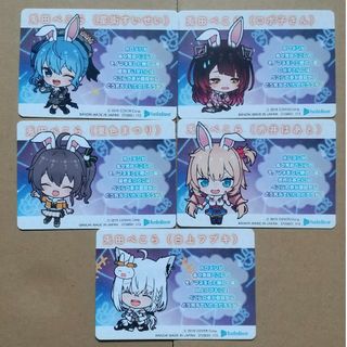 バンダイ(BANDAI)のホロライブカードダス Vol.2　0期生、1期生ノーマルカード5枚セット(Box/デッキ/パック)