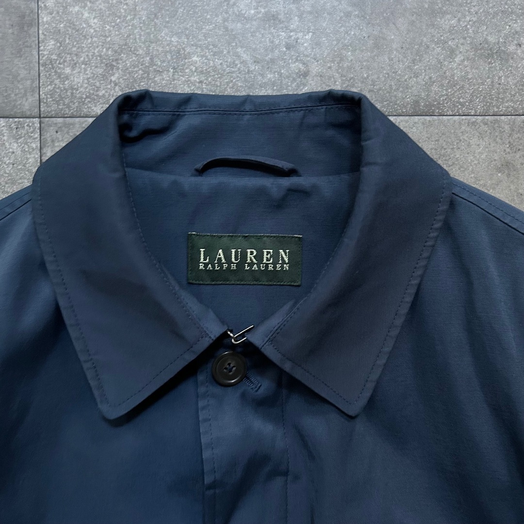 POLO RALPH LAUREN(ポロラルフローレン)のラルフローレン ステンカラーコート ネイビー L相当 メンズのジャケット/アウター(ステンカラーコート)の商品写真