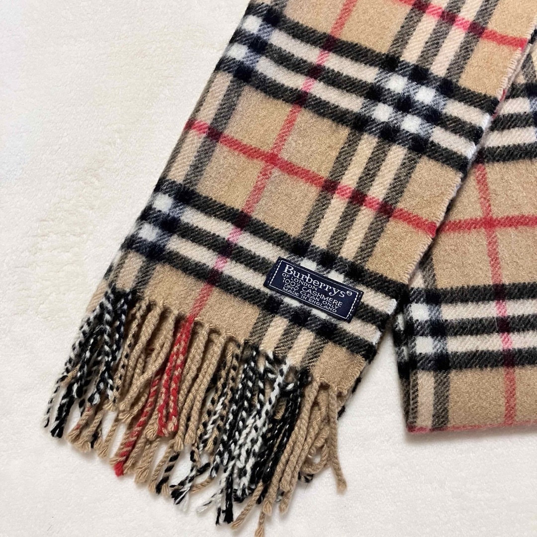 BURBERRY(バーバリー)のBurberrys 90' カシミア 100% ノバチェック マフラー レディースのファッション小物(マフラー/ショール)の商品写真