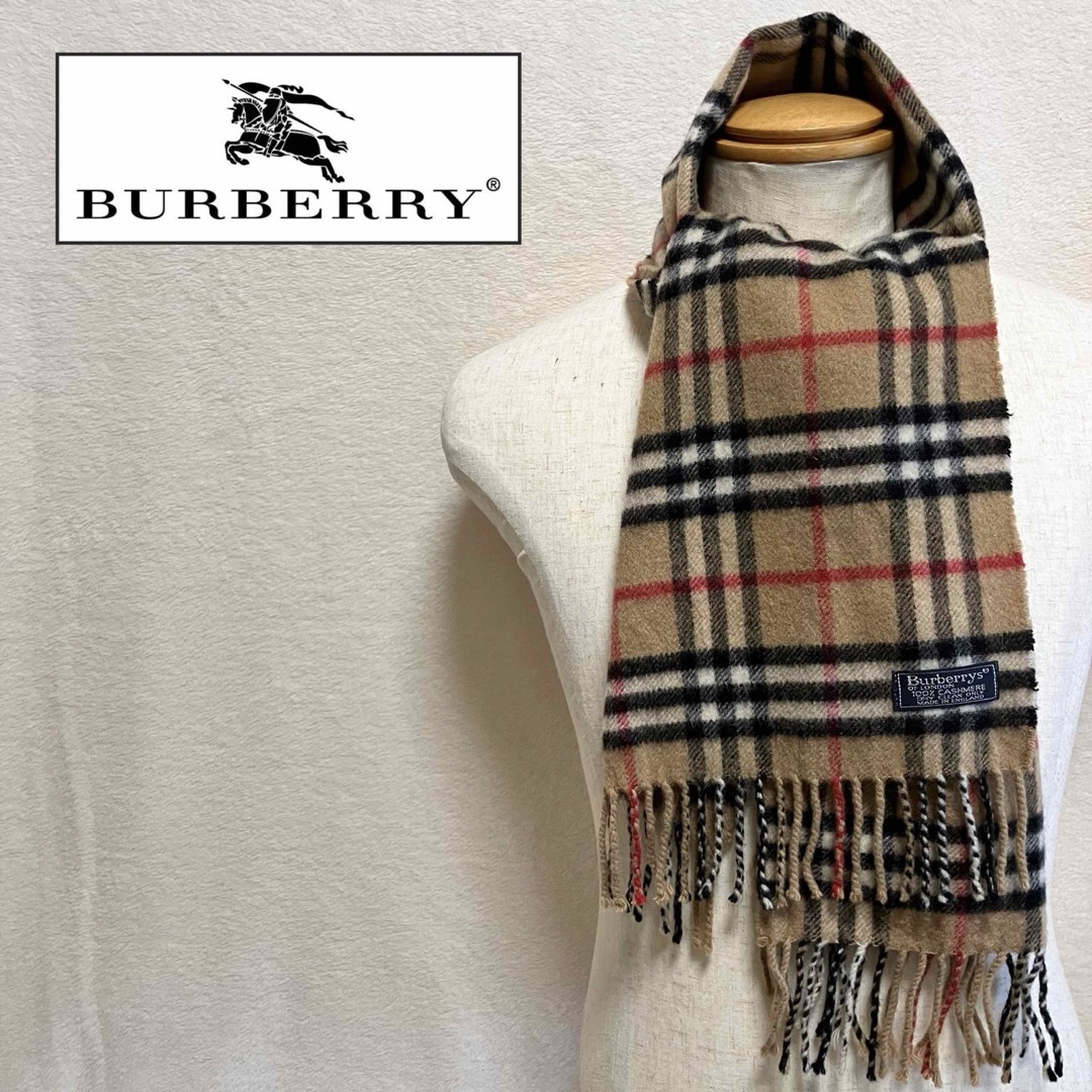 BURBERRY(バーバリー)のBurberrys 90' カシミア 100% ノバチェック マフラー レディースのファッション小物(マフラー/ショール)の商品写真