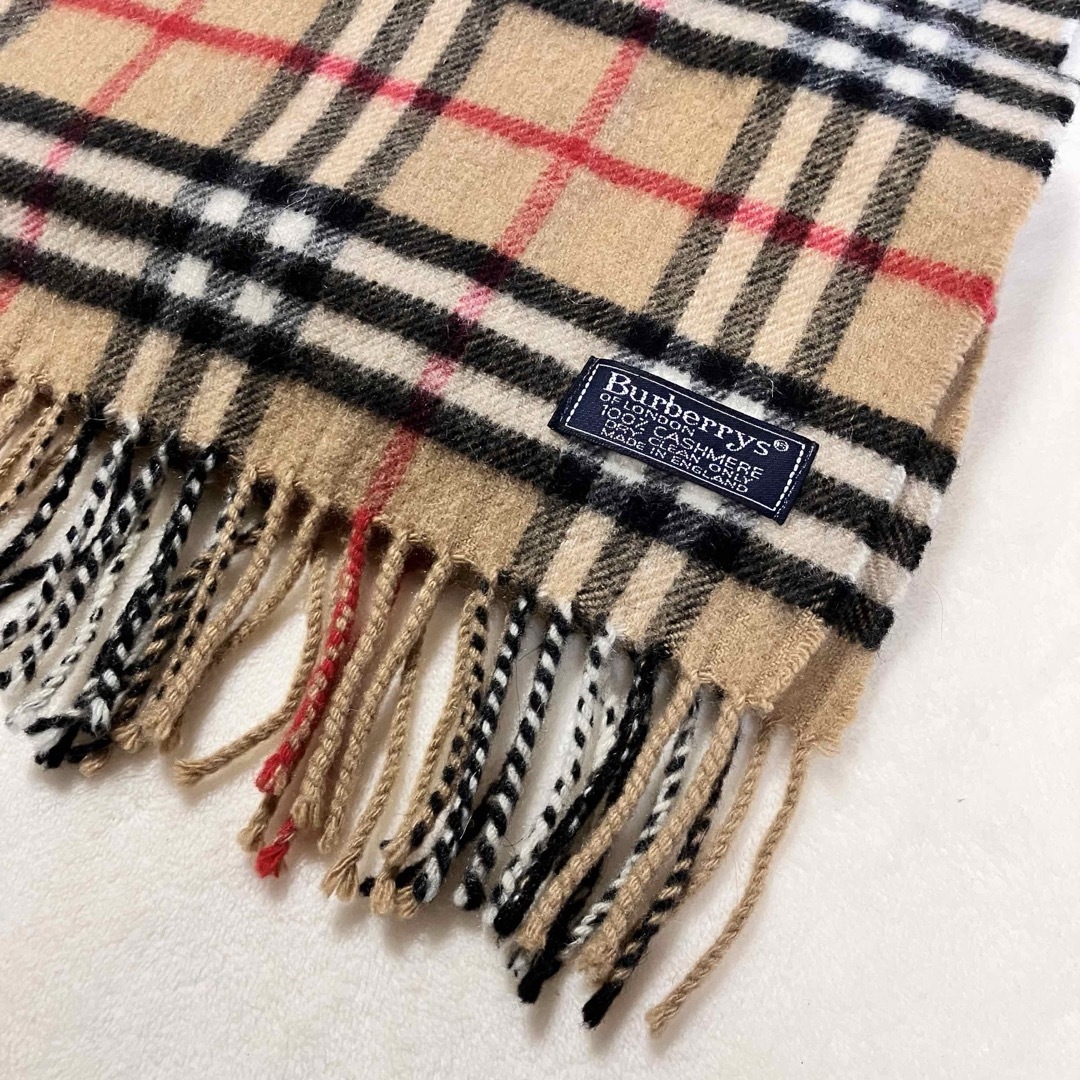 BURBERRY(バーバリー)のBurberrys 90' カシミア 100% ノバチェック マフラー レディースのファッション小物(マフラー/ショール)の商品写真