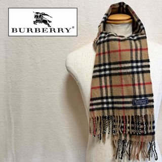 バーバリー(BURBERRY)のBurberrys 90' カシミア 100% ノバチェック マフラー(マフラー/ショール)