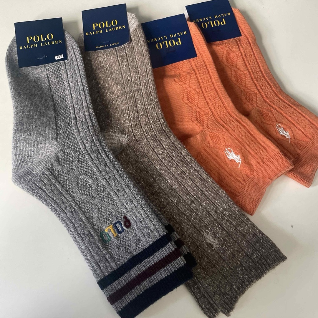 POLO RALPH LAUREN(ポロラルフローレン)の129 ポロ　ラルフローレン　靴下　ショートソックス　ブランド　レディース　婦人 レディースのレッグウェア(ソックス)の商品写真