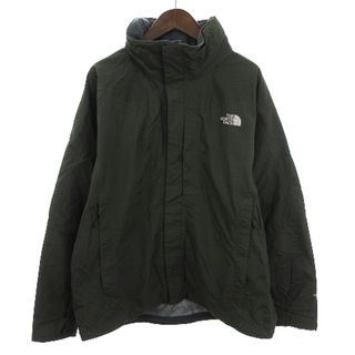 ザノースフェイス(THE NORTH FACE)のザノースフェイス HYVENT ナイロンジャケット フーディ カーキ L(その他)