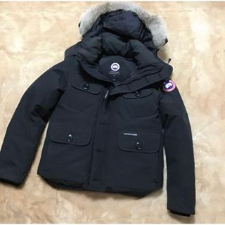 カナダグース(CANADA GOOSE)の⚠️美品！カナダグース RUSSEL  S ブラック(ダウンジャケット)