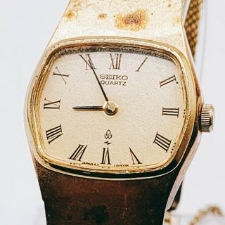 セイコー(SEIKO)のSEIKO セイコー 43-312L 腕時計 アナログ 2針 金色文字盤(腕時計)