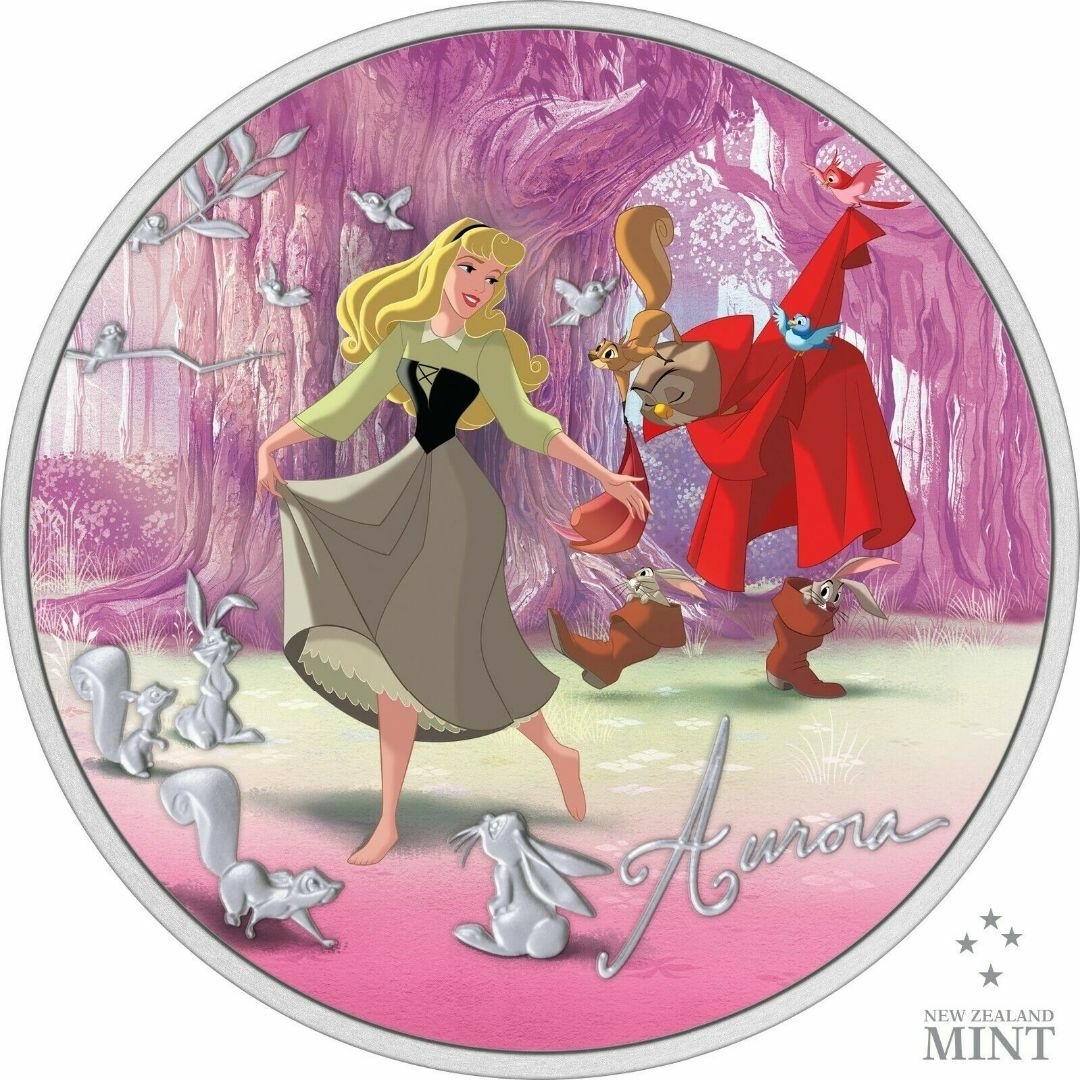貨幣2022年 ディズニー オーロラ姫 カラー・プルーフ銀貨 - 貨幣 貨幣2022年 ディズニー オーロラ姫 カラー・プルーフ銀貨 - 貨幣