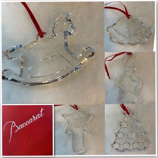 Baccarat - ☆ 美品 ◇ バカラ ノエル クリスマスオーナメント 鳥 1999 ...