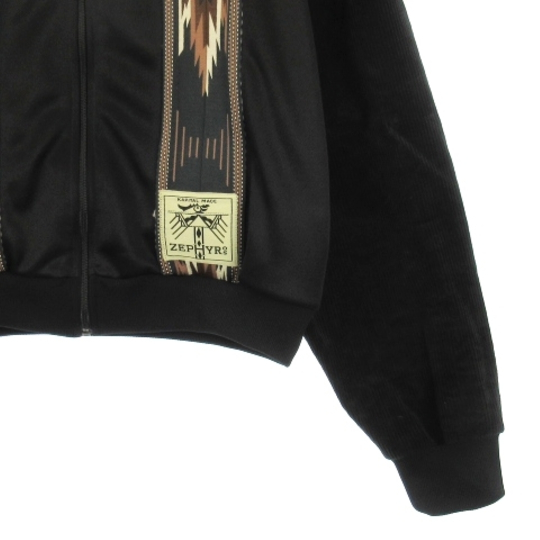 KAPITAL(キャピタル)のキャピタル スムースジャージー トラック ジャケット ブラック 3 メンズのジャケット/アウター(ブルゾン)の商品写真