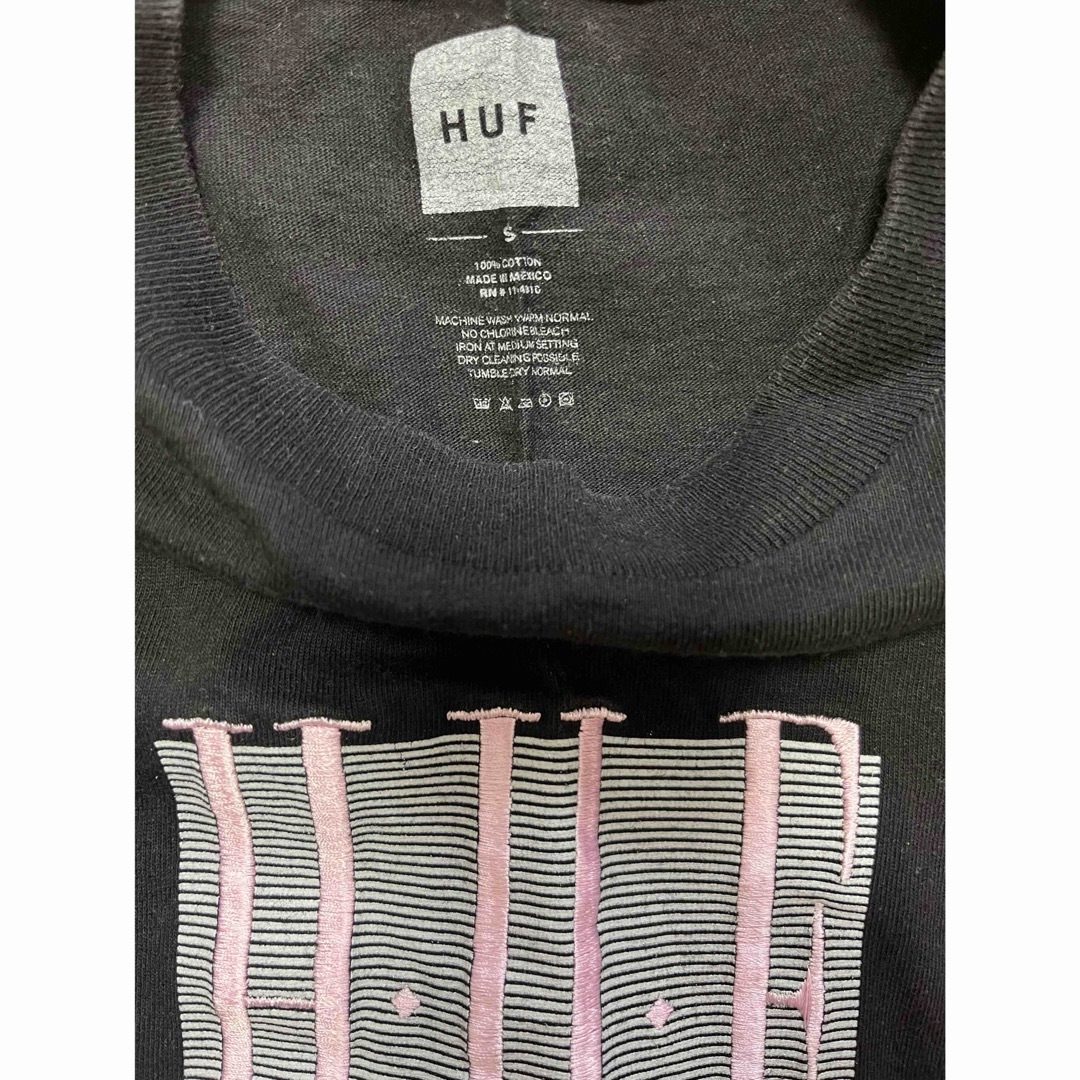 HUF(ハフ)のHAF ハフ　ロングTシャツ　ブラック メンズのトップス(Tシャツ/カットソー(七分/長袖))の商品写真