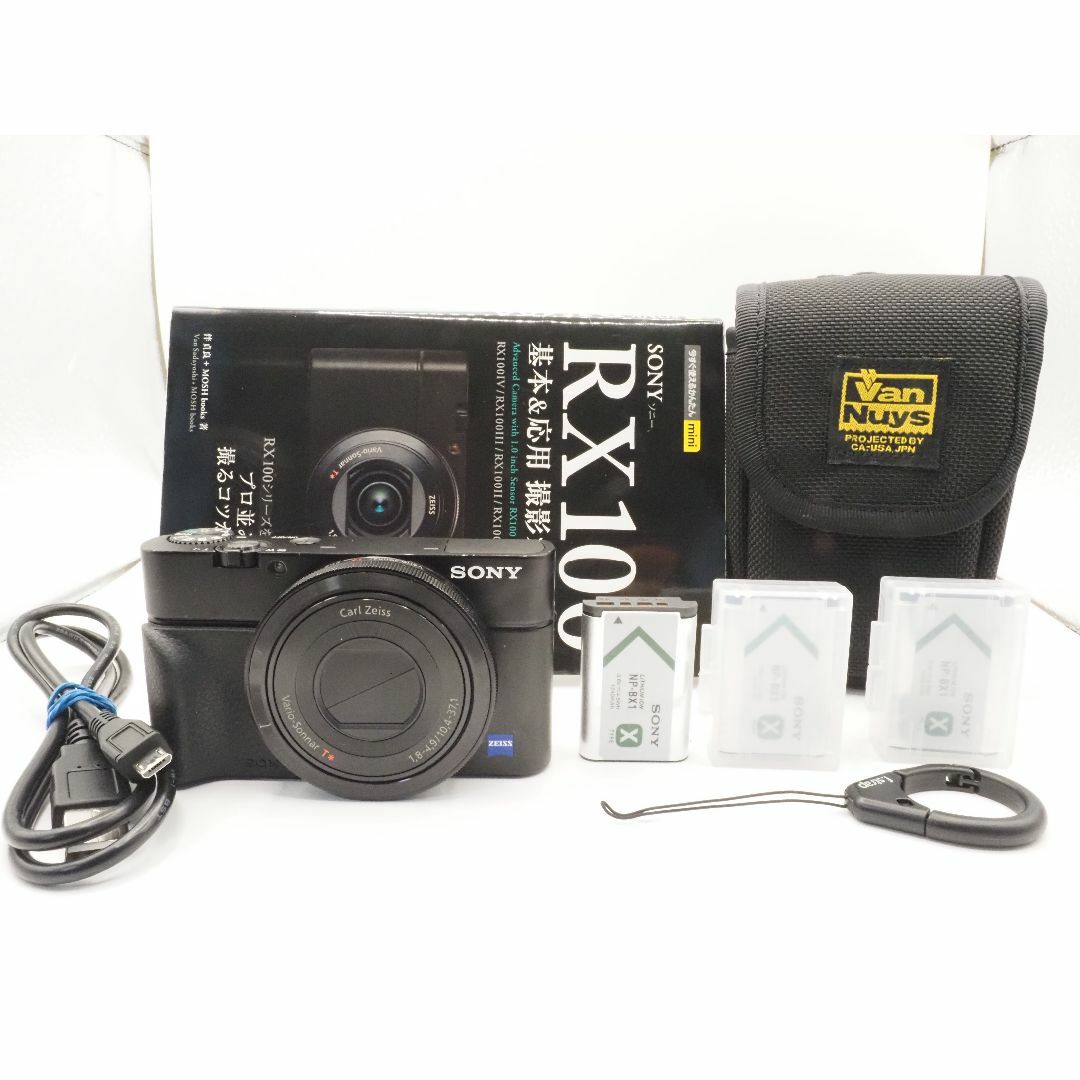 美品■美品■ ソニー DSC-RX100 【バッテリー3個・ガイド付】 ♯0471