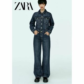 ザラ(ZARA)の3 ZARA デニム TRF ジャンプスーツ オールインワン M(オールインワン)