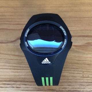 adidas - アディダス デジタル腕時計 現状不動品 黒