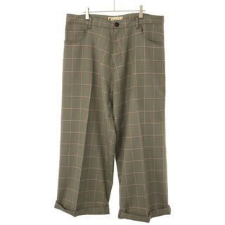 マルニ(Marni)のMARNI マルニ 20AW CHECK WIDE BAGGY PANTS チェックワイドバギーパンツ グレー 46 PUMU0128A0(その他)