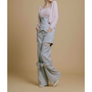 crayme 2way Double Front Slit Pants