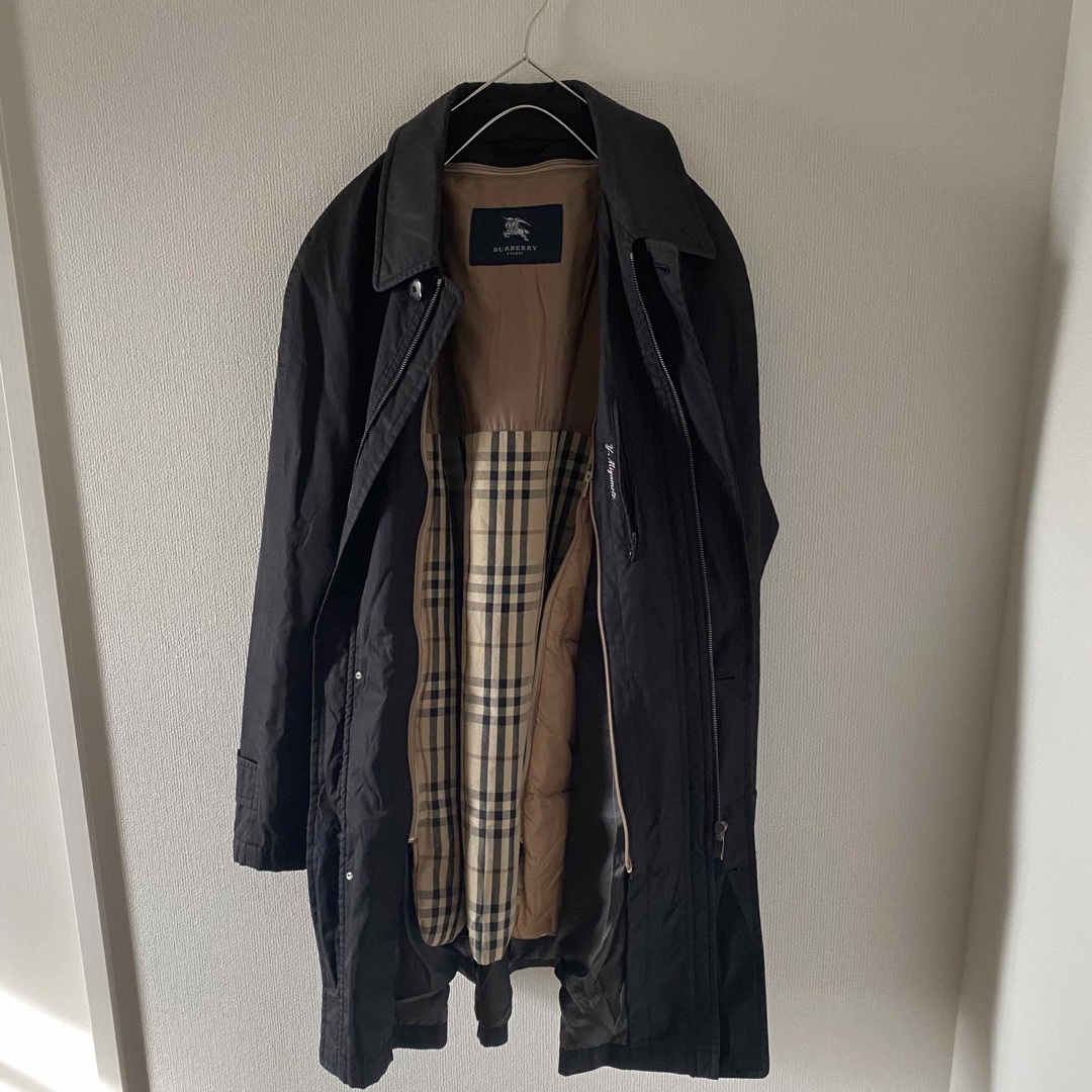 BURBERRY(バーバリー)のBurberryバーバリーノバチェックアウターブルゾンジャケットブラックメンズ メンズのジャケット/アウター(ブルゾン)の商品写真