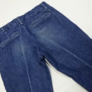 アッパーハイツ(upper hights)のアッパーハイツ☆THE TROUSER☆濃紺テーパード☆24☆ウェスト約74cm(デニム/ジーンズ)