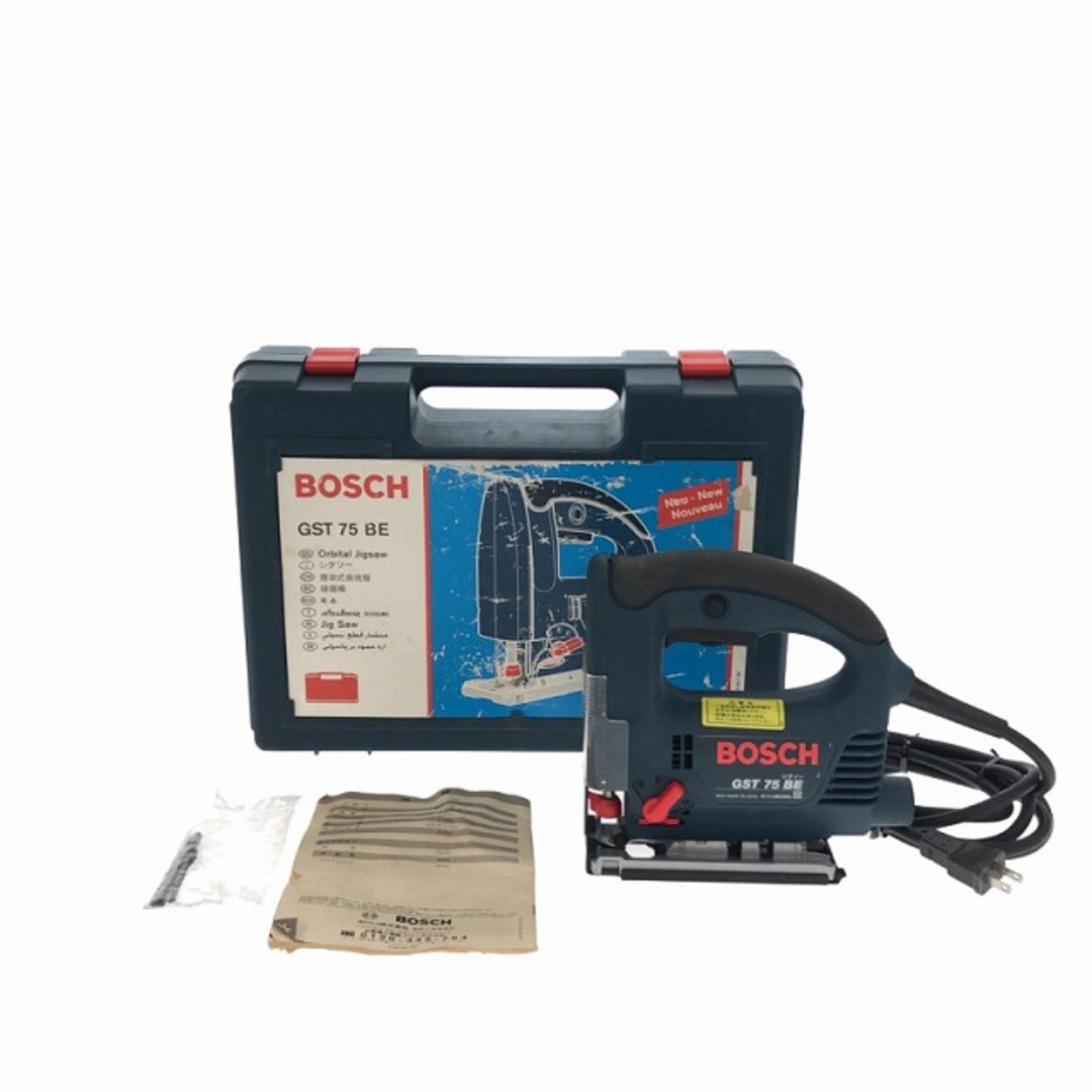 BOSCH - ☆中古品☆BOSCH ボッシュ ジグソー GST75BE ケース付き BOSCH - ☆中古品☆BOSCH ボッシュ ジグソー GST75BE ケース付き