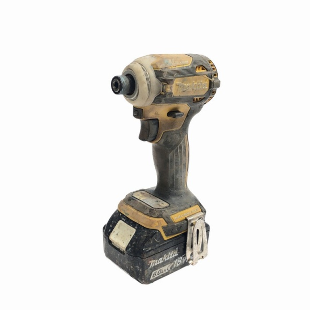 Makita(マキタ)の☆中古品☆makita マキタ 18V 充電式インパクトドライバー TD171D 黄/フレッシュイエロー バッテリー1個(18V 6.0Ah) 充電器 ケース付 83992 自動車/バイクのバイク(工具)の商品写真