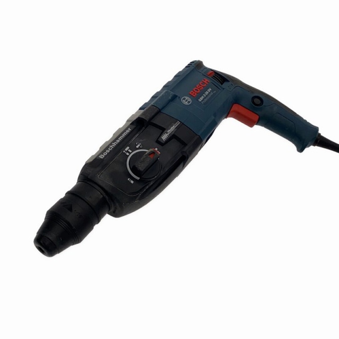 BOSCH(ボッシュ)の☆中古品☆BOSCH ボッシュ 100V ハンマードリル GBH2-28DV ドリルチャック ＋アングルヘッド＋ケース付 SDSプラス ハンマドリル 84294 自動車/バイクのバイク(工具)の商品写真